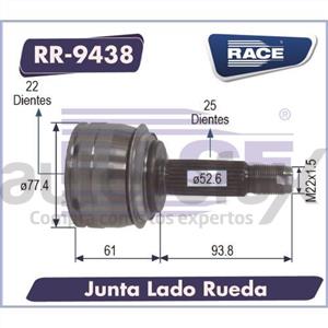JUNTA HOMOCINETICA RACE - RR9438