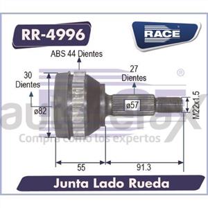 JUNTA HOMOCINETICA RACE - RR4996