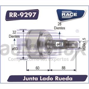 JUNTA HOMOCINETICA RACE - RR9297